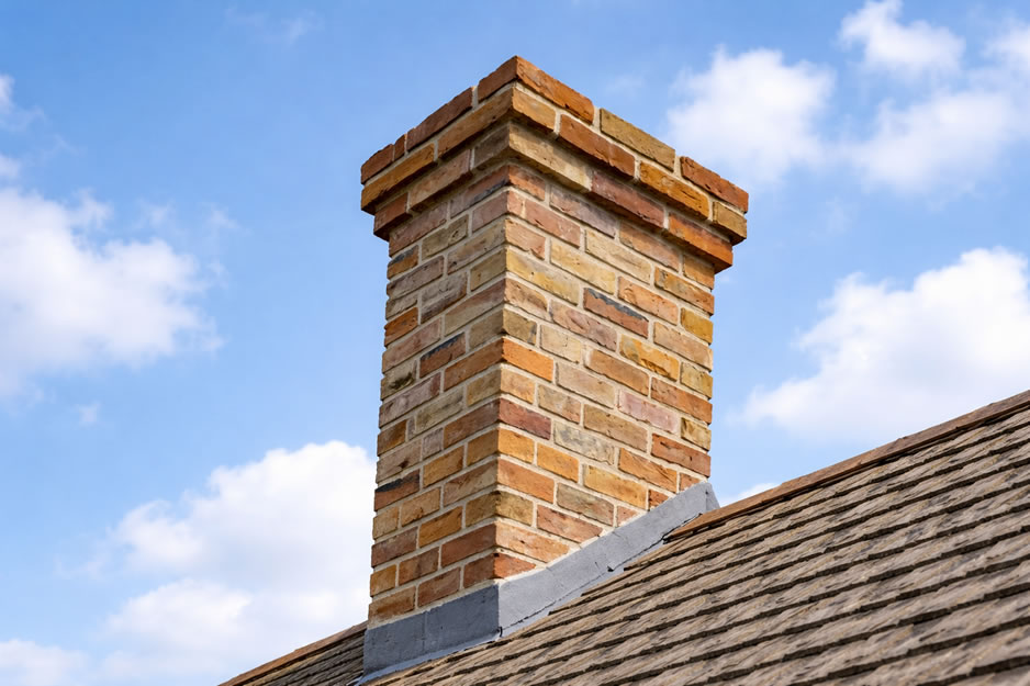 Fully rebuilt and repaired chimney stack